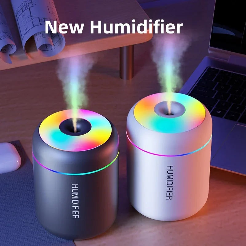 Mini USB Air Humidifier with LED Light